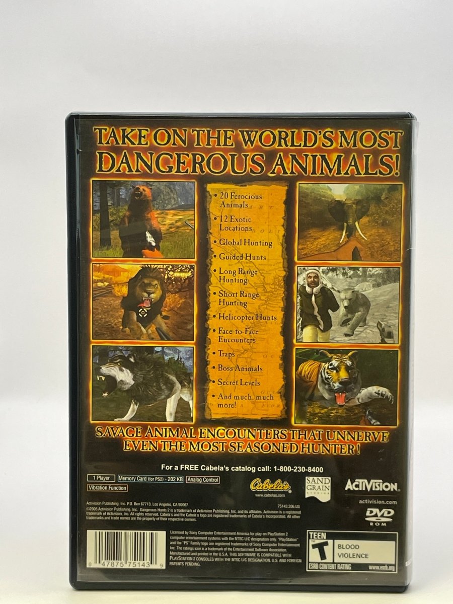 Cabela's Dangerous Hunts 2 CL01 (CIB) PlayStation 2