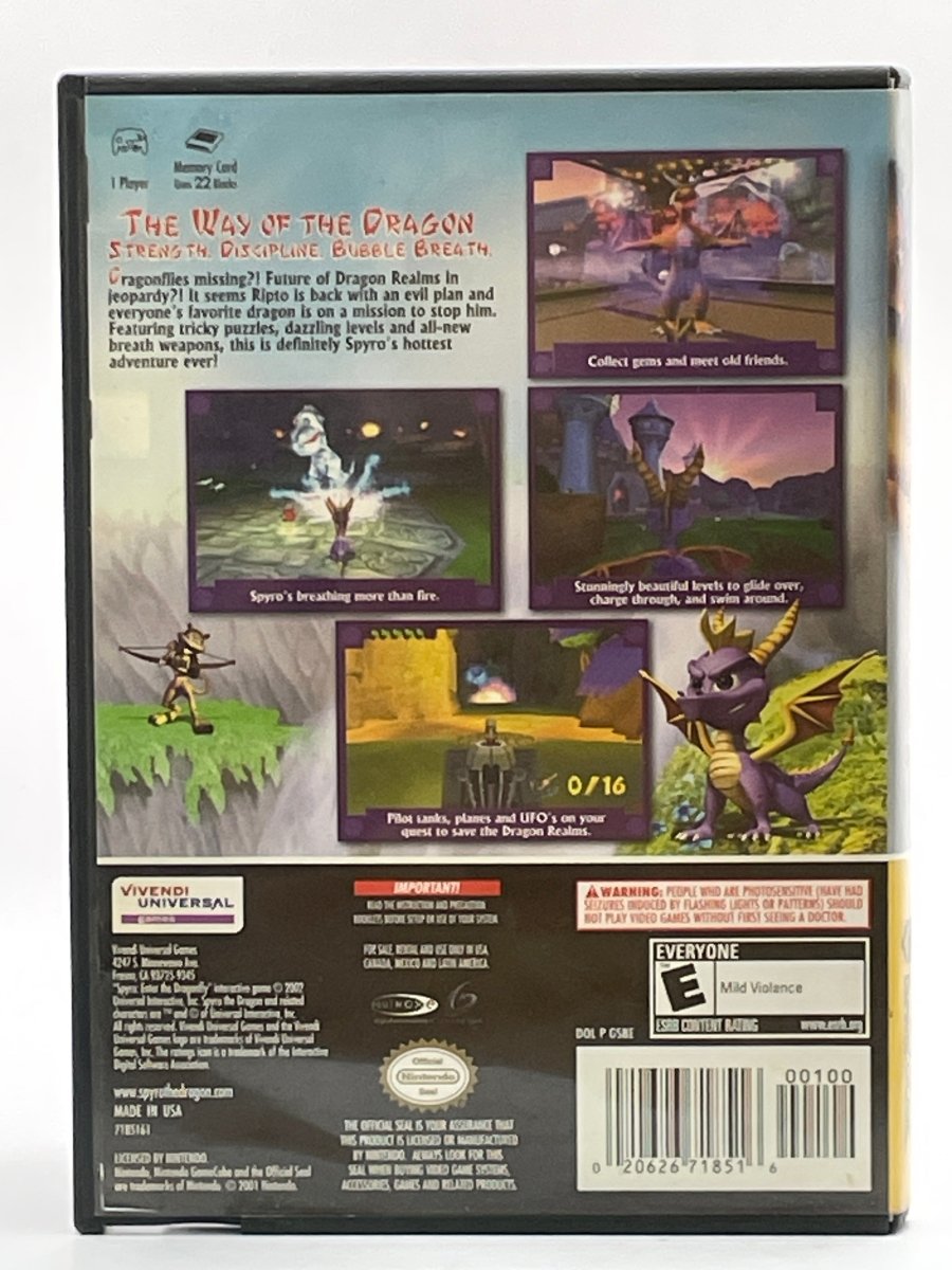 Spyro Enter the Dragonfly [Player's Choice] CL01 (CIB) Gamecube