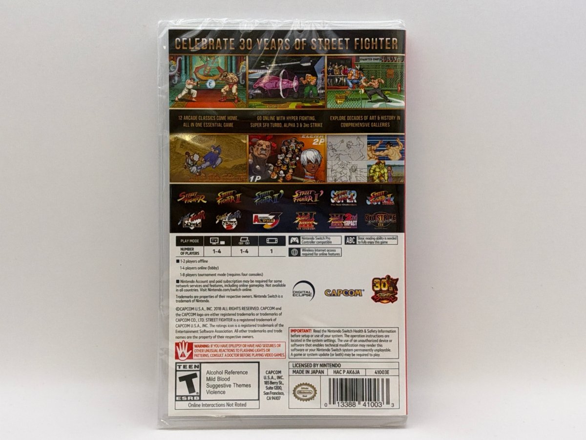 Street Fighter 30th Anniversary Collection CL01 (NEW) Nintendo Switch