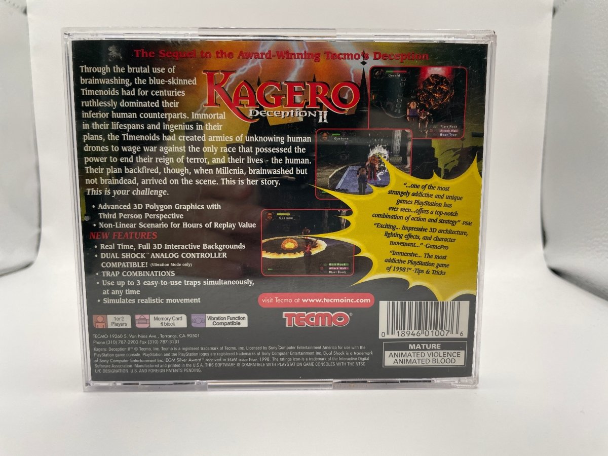 Kagero Deception II CL01 (CIB) Playstation One
