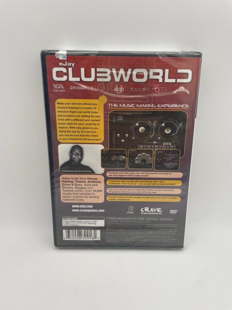 EJay Clubworld CL03 (NEW) PlayStation 2