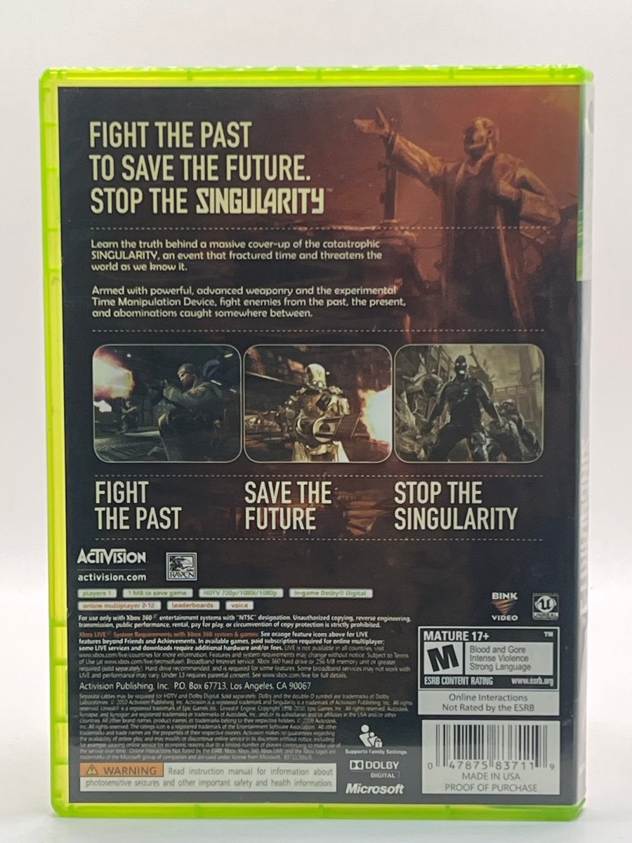 Singularity CL01 (CIB) Xbox 360