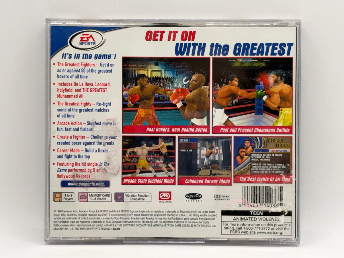 Knockout Kings 2000 CL04 (CIB) Playstation One