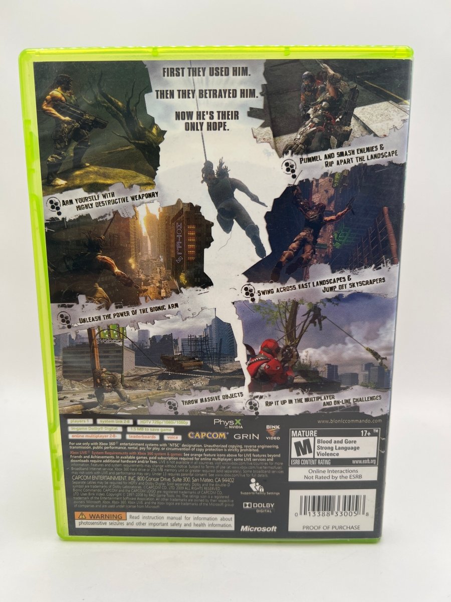 Bionic Commando CL01 (CIB) Xbox 360