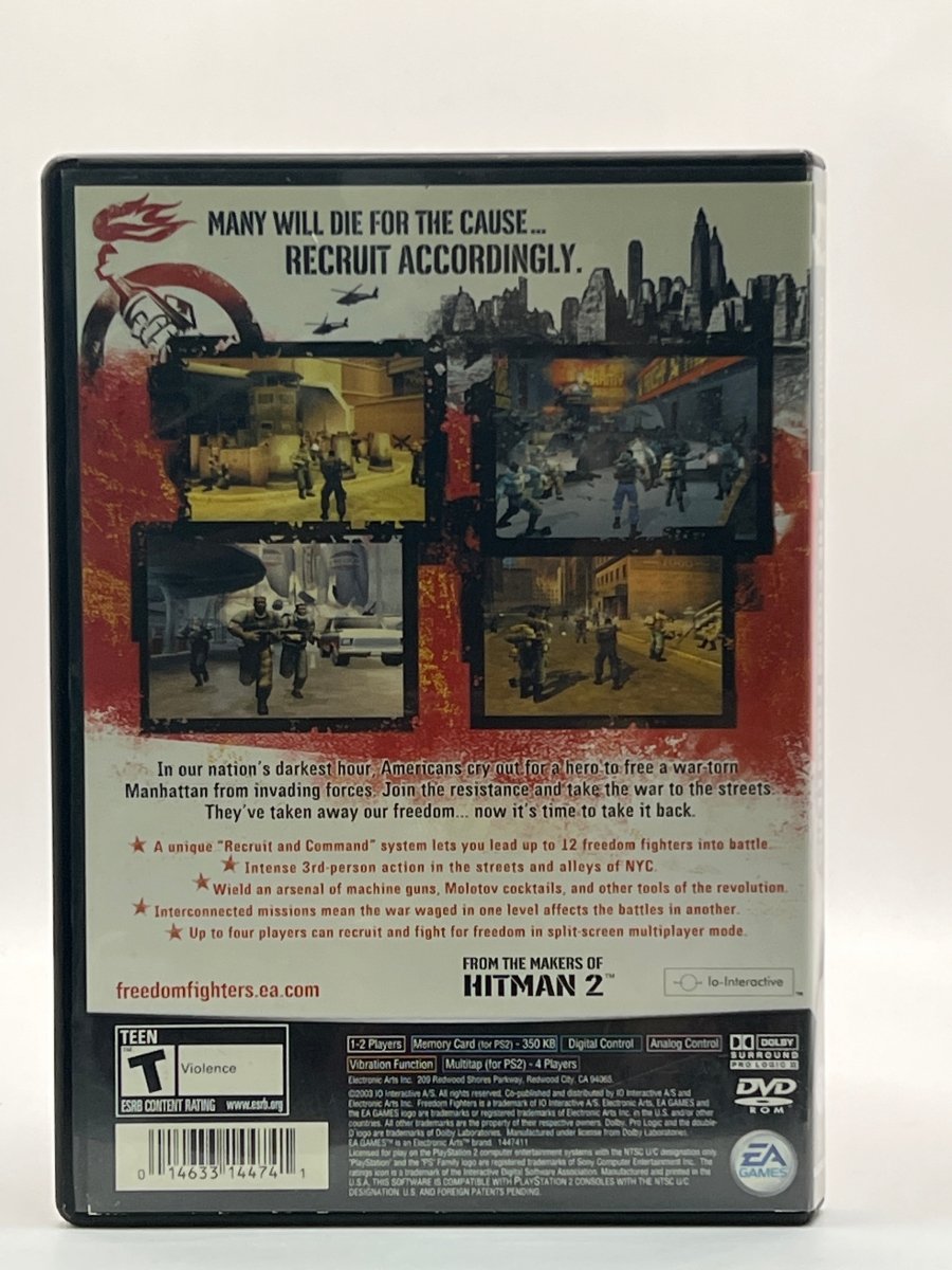Freedom Fighters CL01 (Missing Manual) PlayStation 2