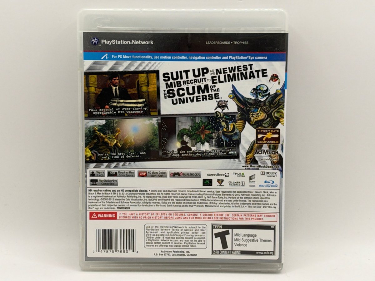 Men In Black: Alien Crisis CL03 (CIB) Playstation 3