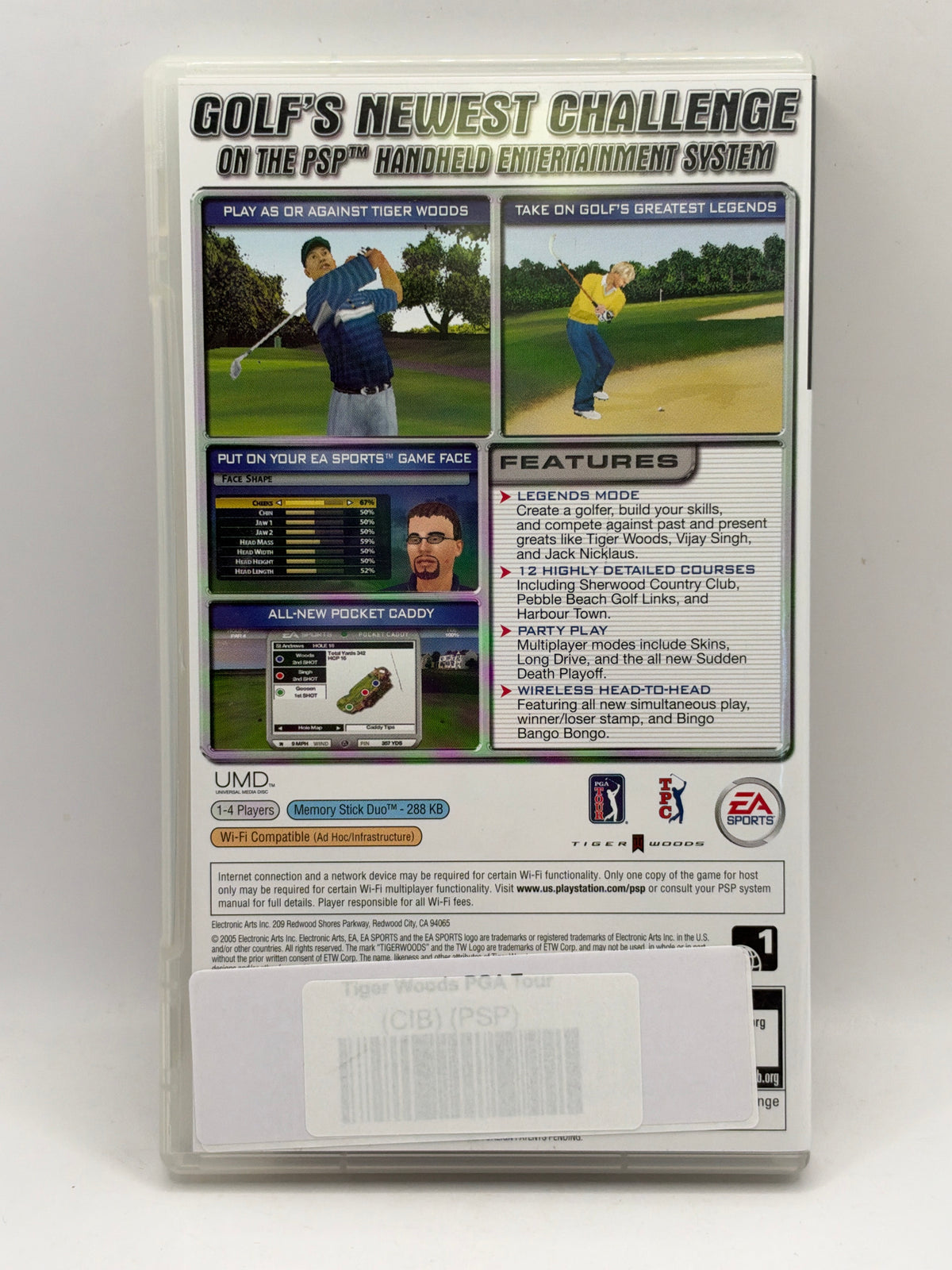 Tiger Woods PGA Tour CL01 (CIB) PSP
