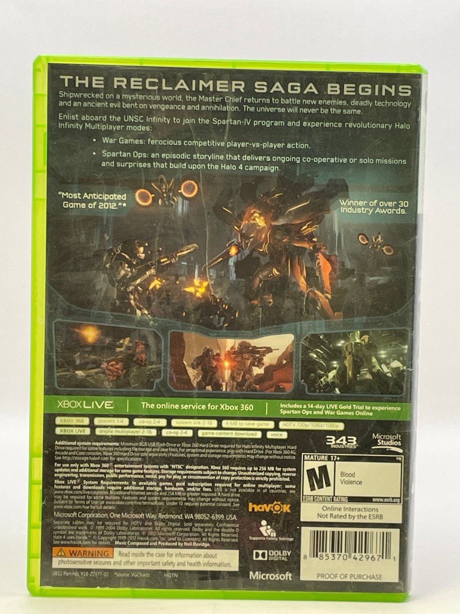 Halo 4 CL07 (CIB) Xbox 360