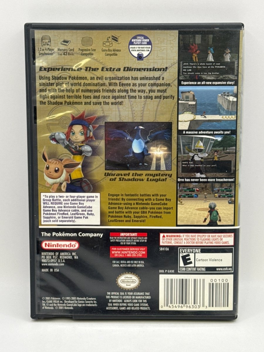 Pokemon XD: Gale Of Darkness CL01 (CIB) Nintendo GameCube
