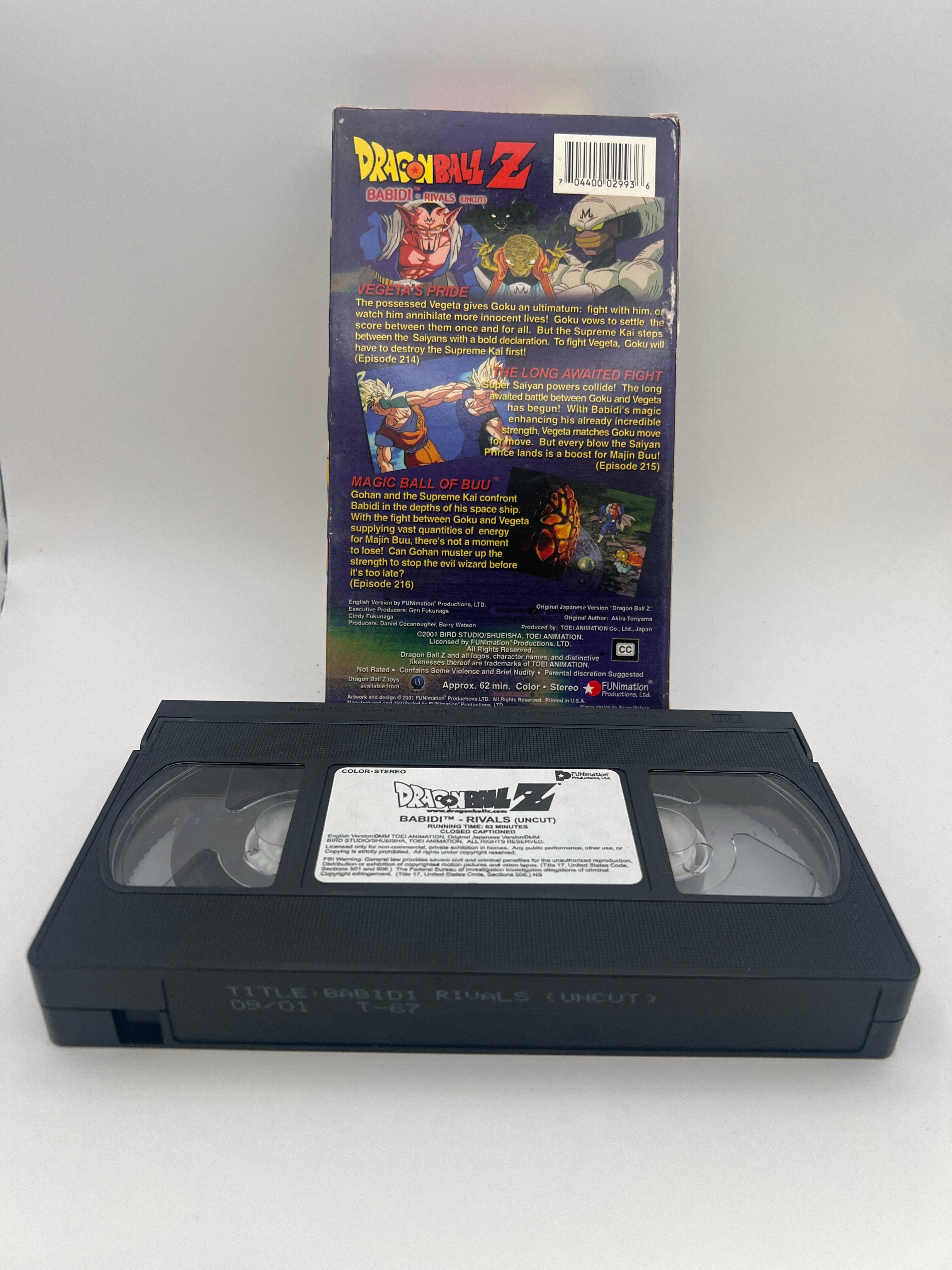 Dragon Ball Z - Babidi Rivals (Uncut) (2001) Used VHS