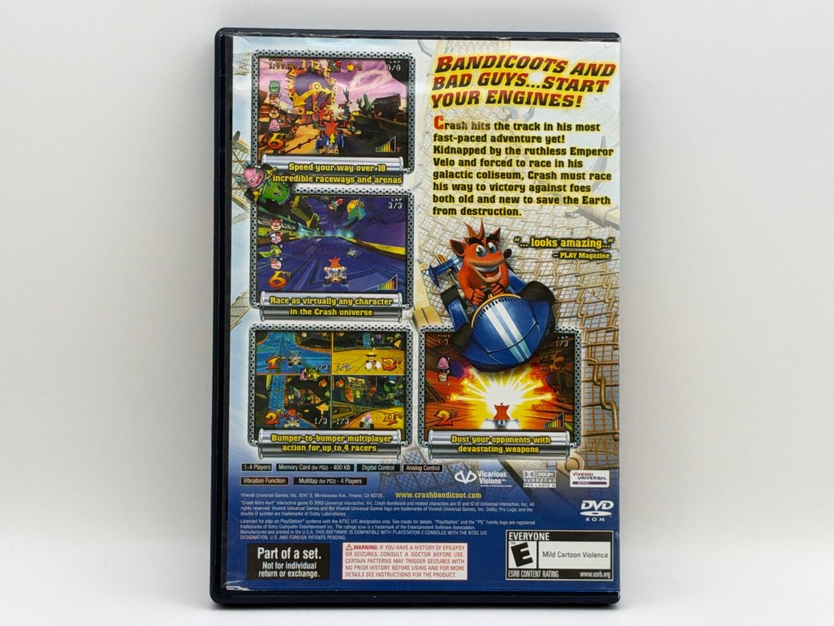 Crash Nitro Kart CL01 (CIB) PlayStation 2