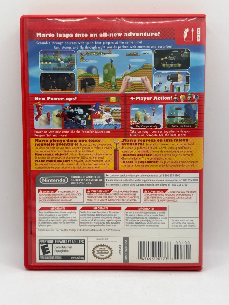 New Super Mario Bros. Wii CL03 (CIB) Nintendo Wii