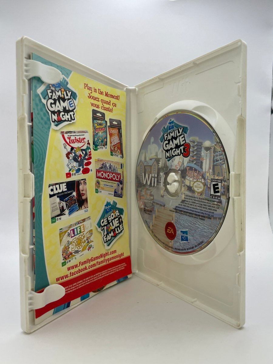 Hasbro Family Game Night 3 CL01 (CIB) Nintendo Wii