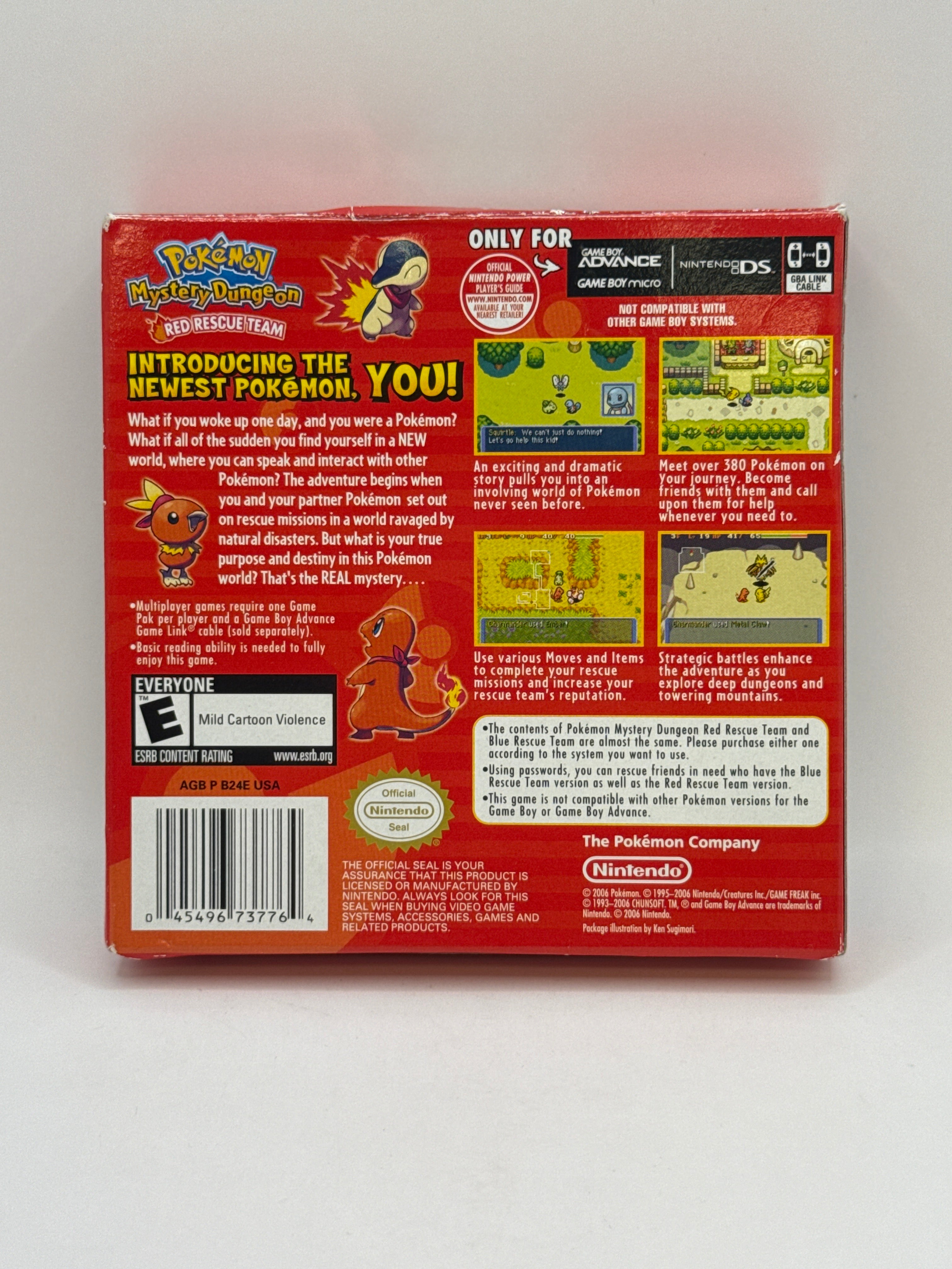 Pokemon Mystery Dungeon Red Rescue Team CL01 (CIB) Game Boy Advance