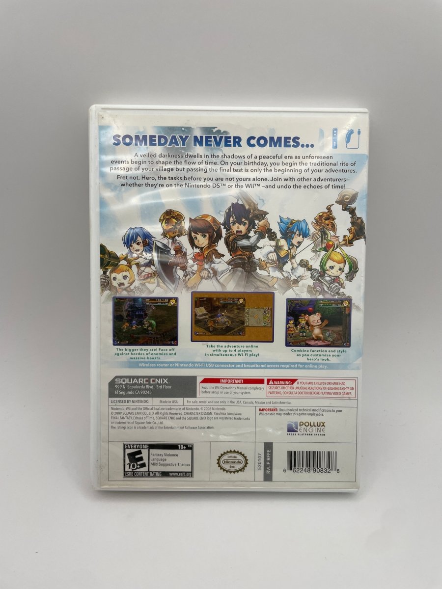 Final Fantasy Crystal Chronicles: Echoes Of Time CL01 (CIB) Nintendo Wii