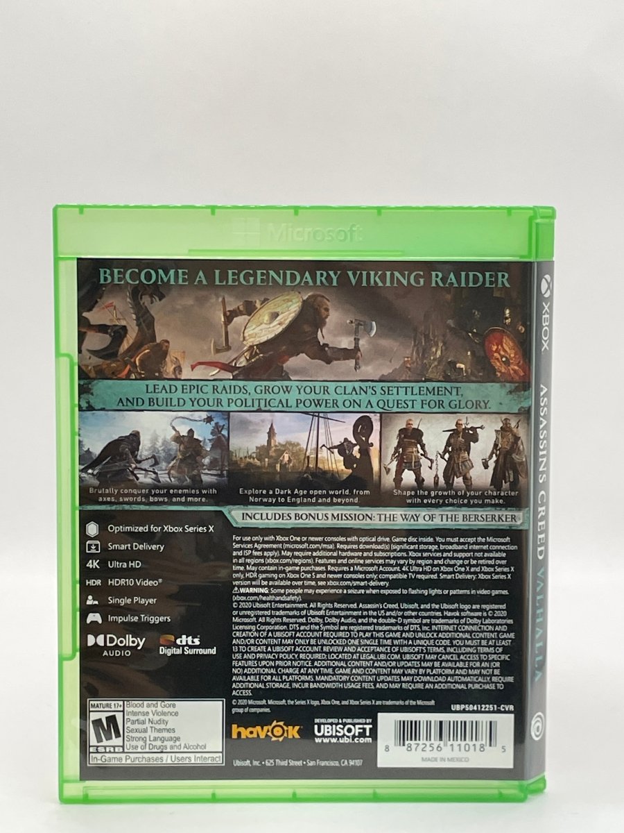 Assassin's Creed Valhalla CL01 (CIB) Xbox Series X