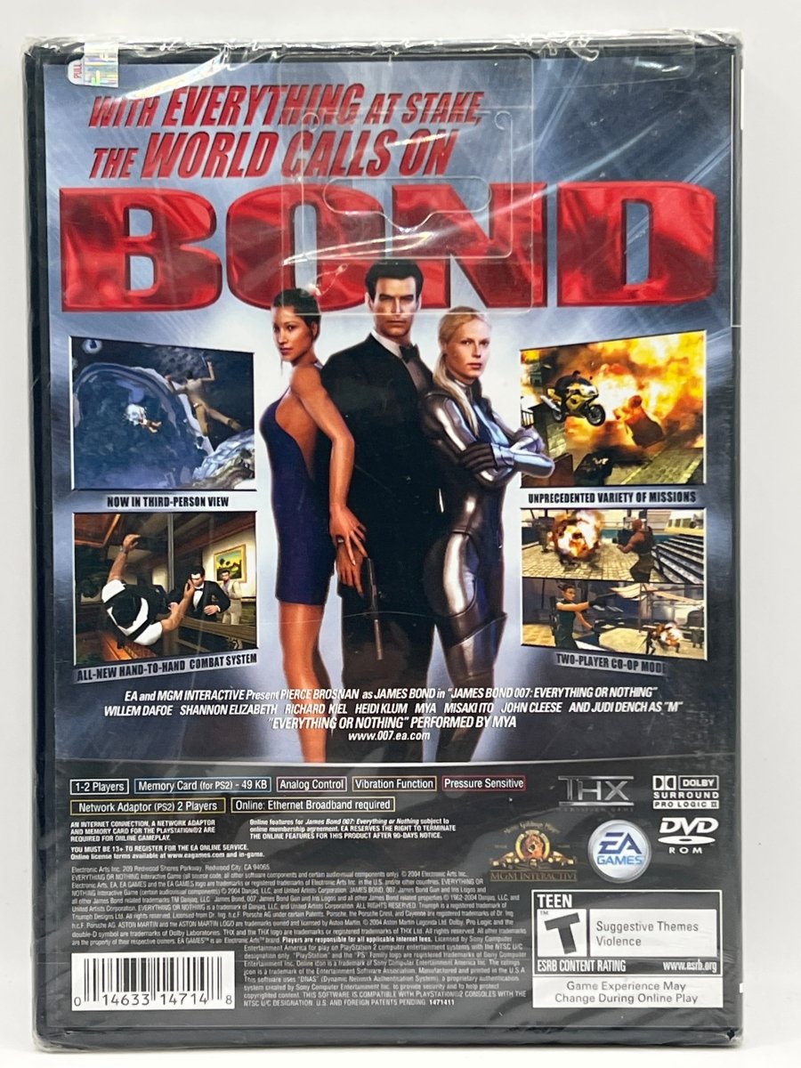 007 Everything or Nothing CL01 (NEW) PlayStation 2