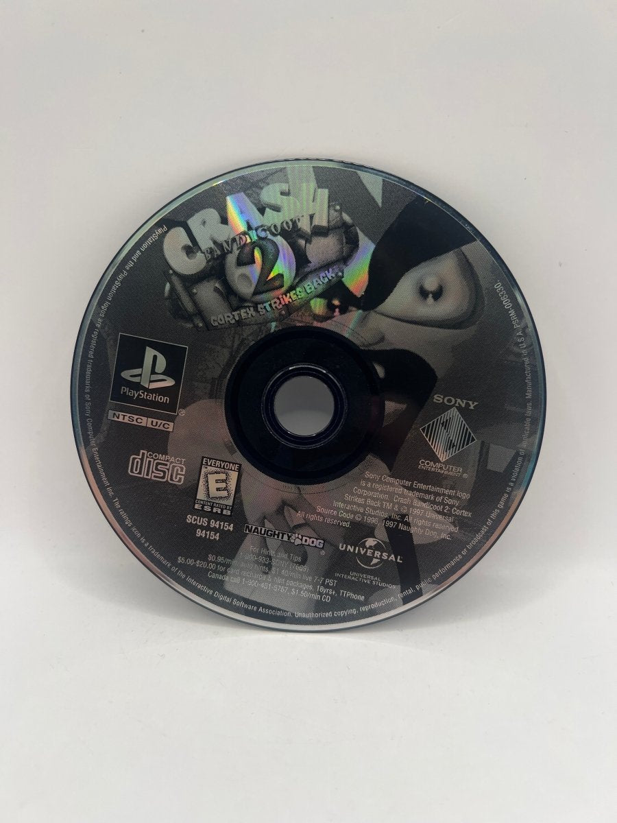 Crash Bandicoot 2 Cortex Strikes Back [Greatest Hits] CL01 (Disc Only) Playstation One