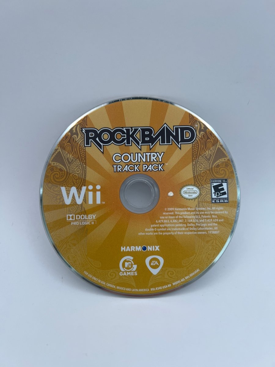 Rock Band: Country Track Pack CL01 (Disc Only) Nintendo Wii