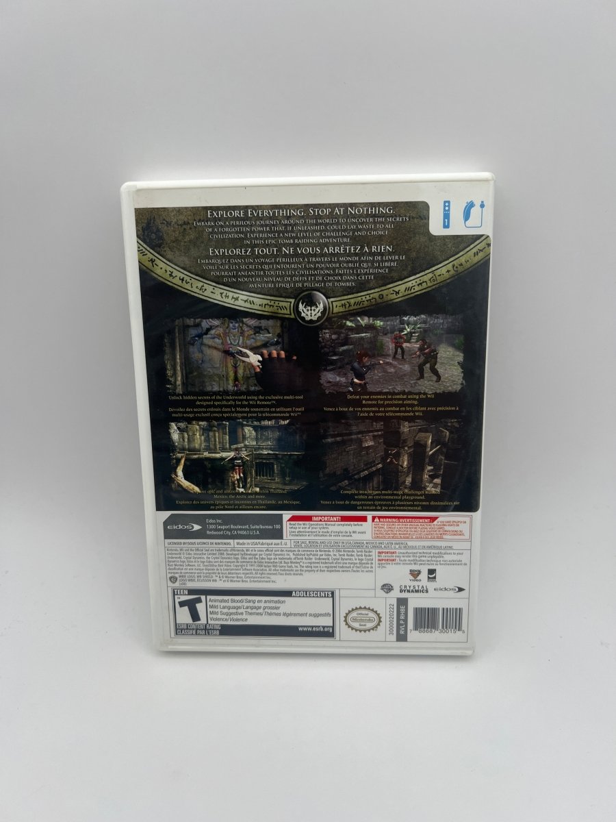 Tomb Raider: Underworld CL01 (CIB) Nintendo Wii