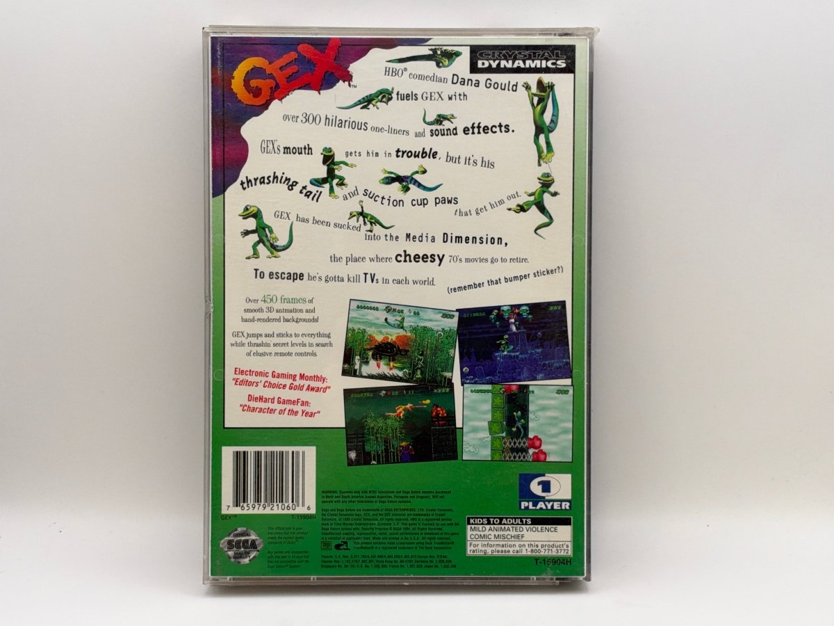 Gex CL01 (CIB) Sega Saturn
