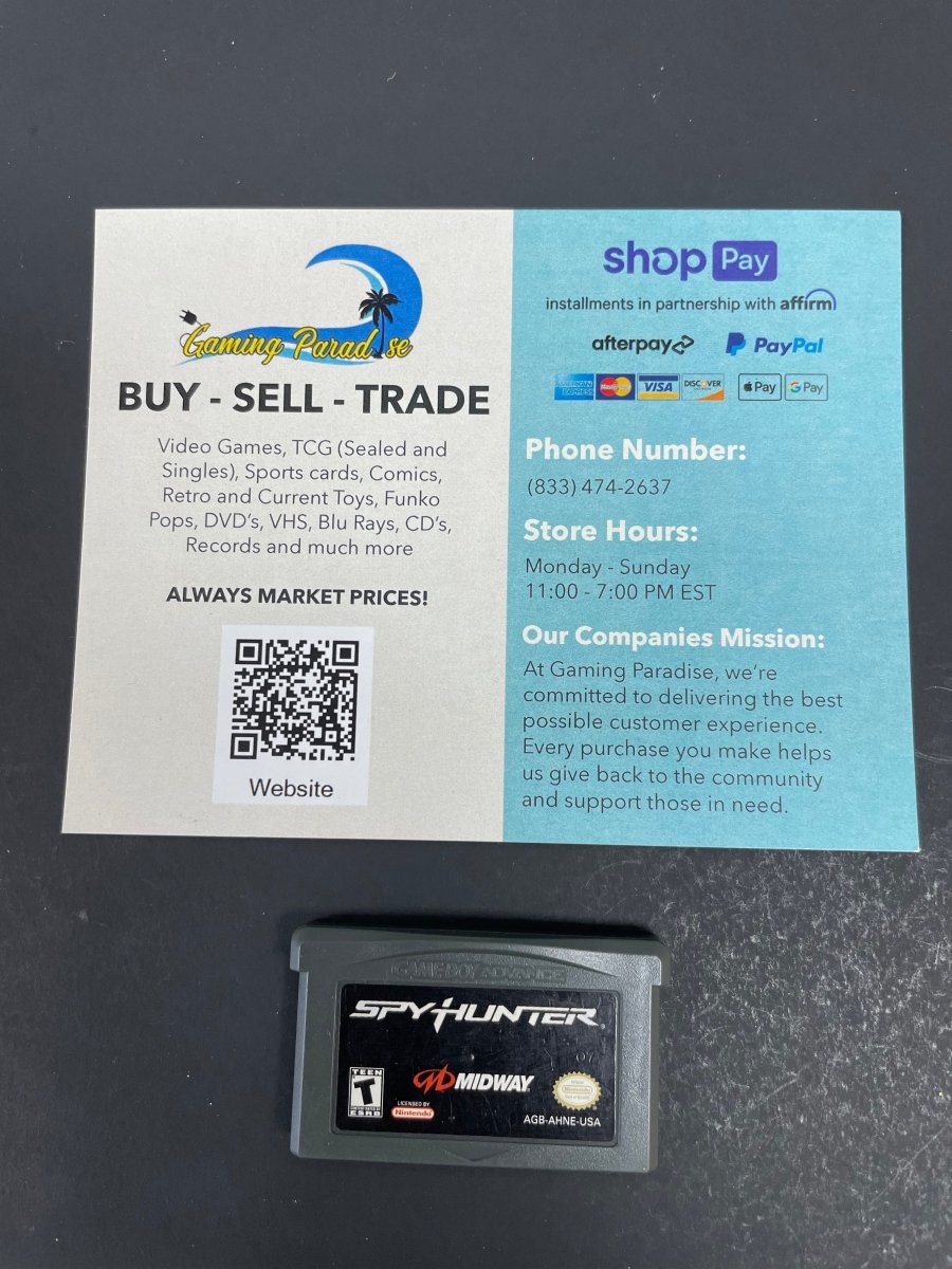 Spy Hunter Gameboy Advance CL 02
