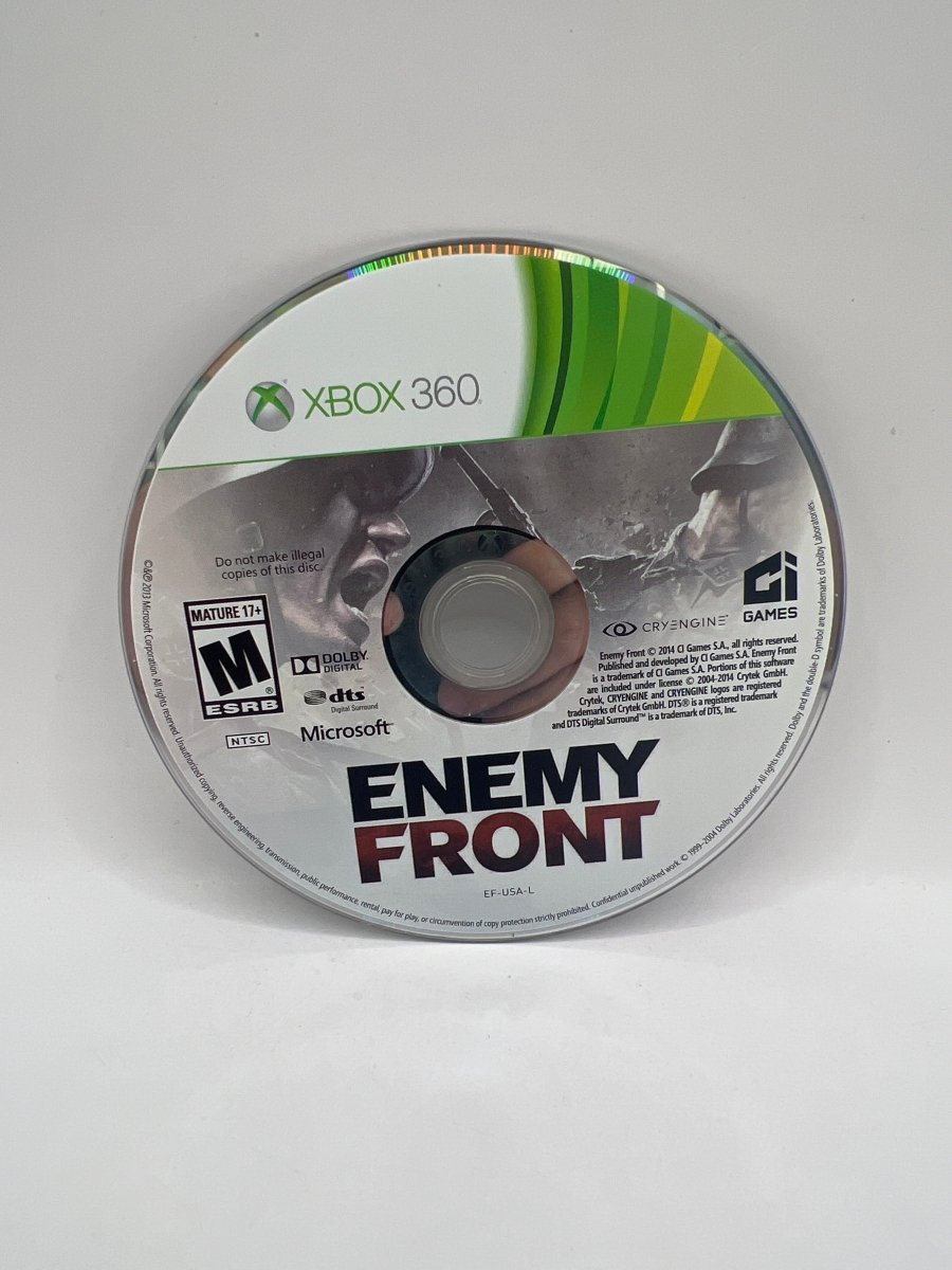 Enemy Front [Special Edition] CL01 (Disc Only) Xbox 360