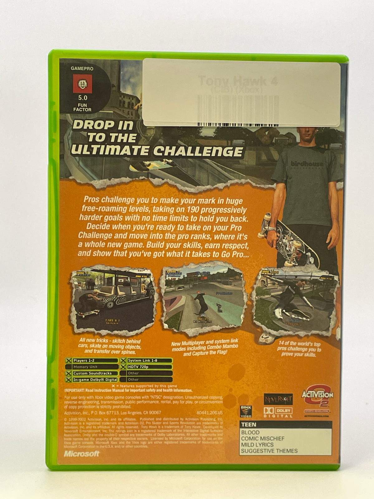 Tony Hawk 4 CL01 (CIB) Original Xbox