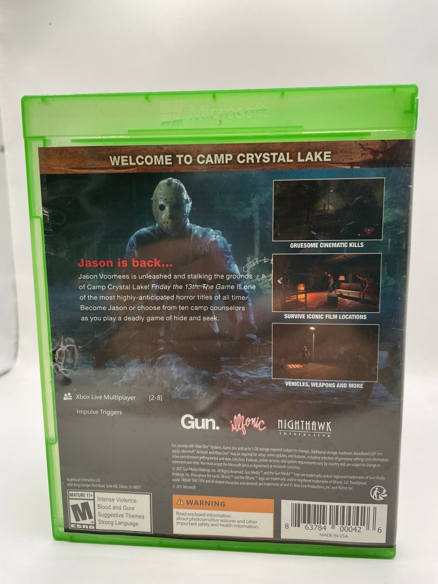 Friday the 13th CL01 (CIB) Xbox One