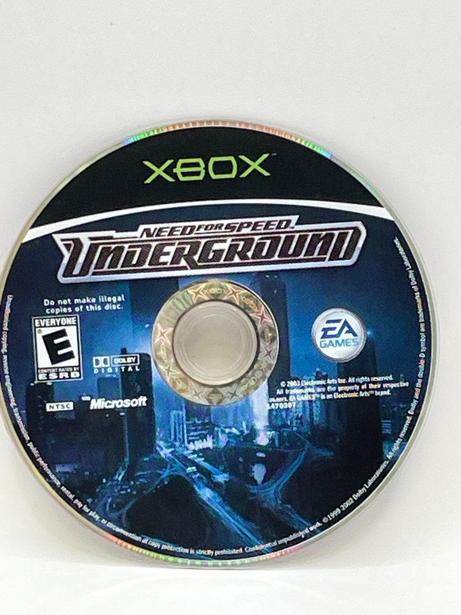 Need for Speed Underground Xbox CL01 (Loose Disc) Original Xbox