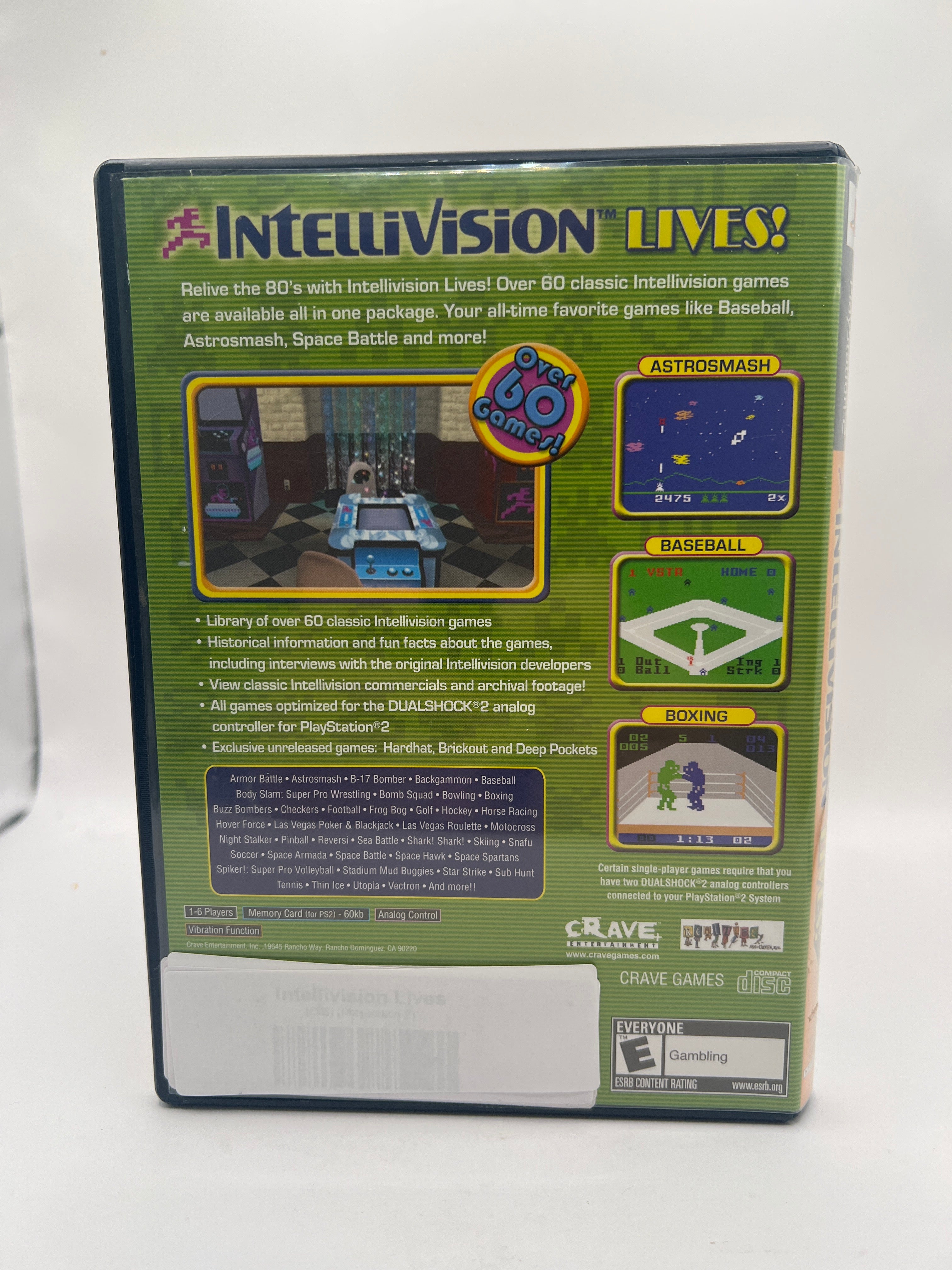 Intellivision Lives CL01 (CIB) PlayStation 2