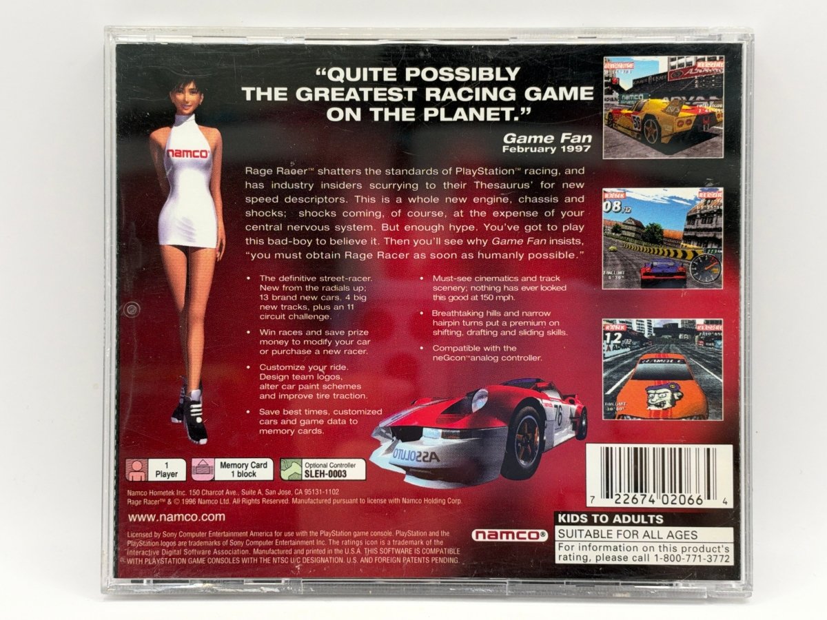 Rage Racer CL01 (CIB) Playstation One