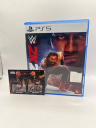 WWE 2K25 SIGNED ON DISC/LIMITED EDITION CARD DOC GALLOWS/KARL ANDERSON CL01 (CIB) PlayStation 5
