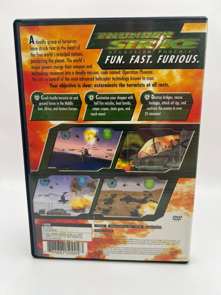 Thunder Strike: Operation Phoenix CL01 (CIB) PlayStation 2