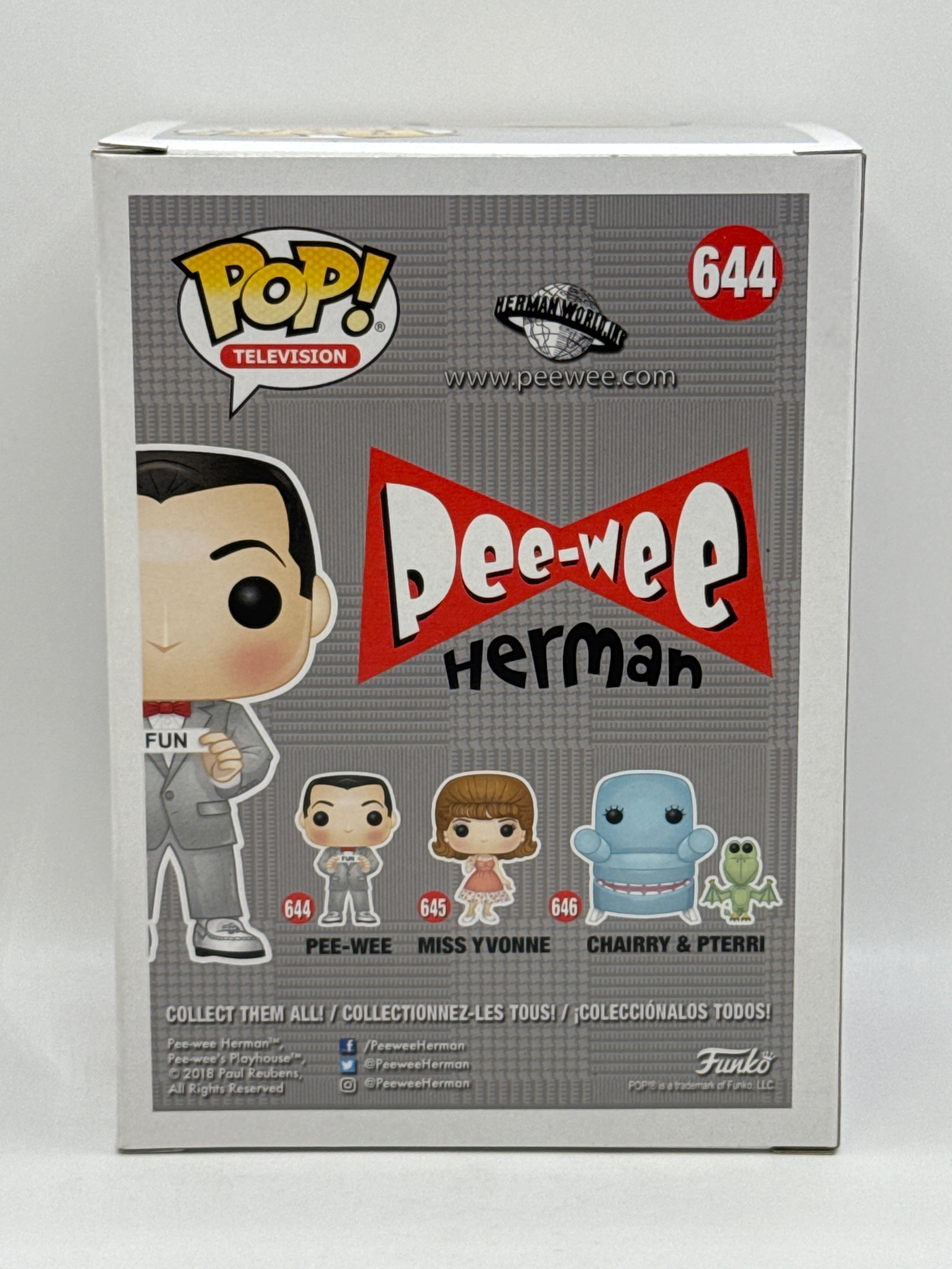 Pee-Wee Herman: Pee-Wee Herman #644 Funko Pop