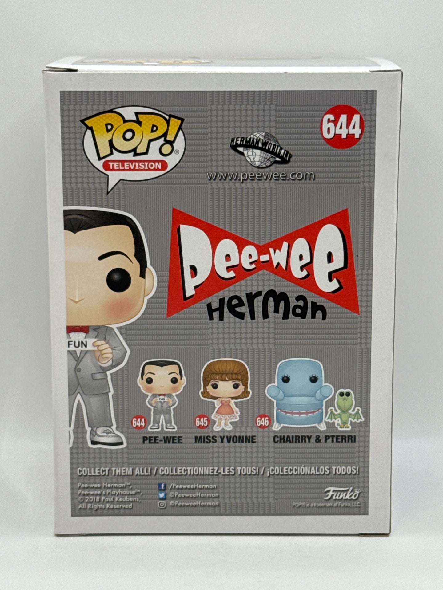 Pee-Wee Herman: Pee-Wee Herman #644 Funko Pop