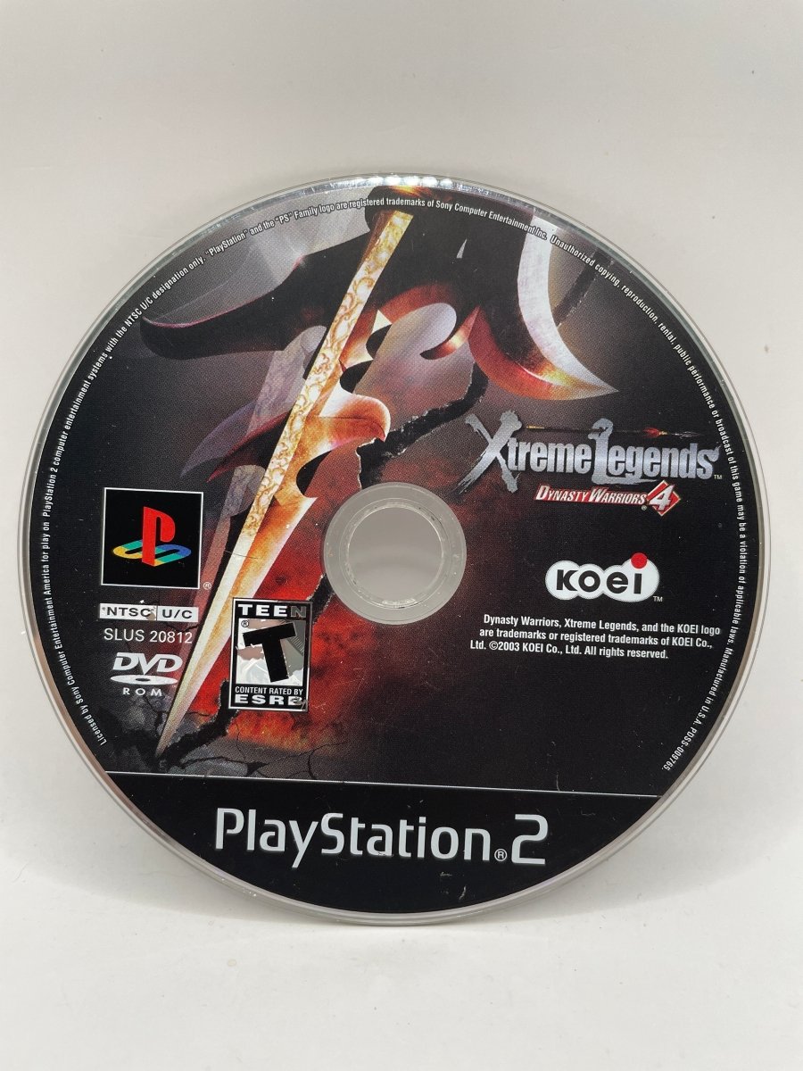 Dynasty Warriors 4 Xtreme Legends CL01 (Disc Only) PlayStation 2