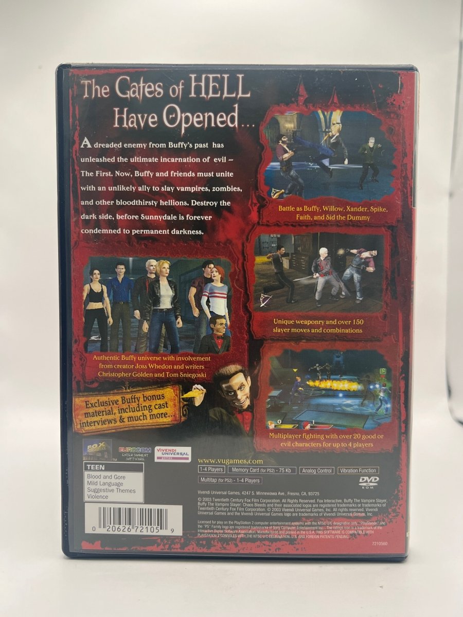 Buffy the Vampire Slayer Chaos Bleeds CL01 (CIB) PlayStation 2