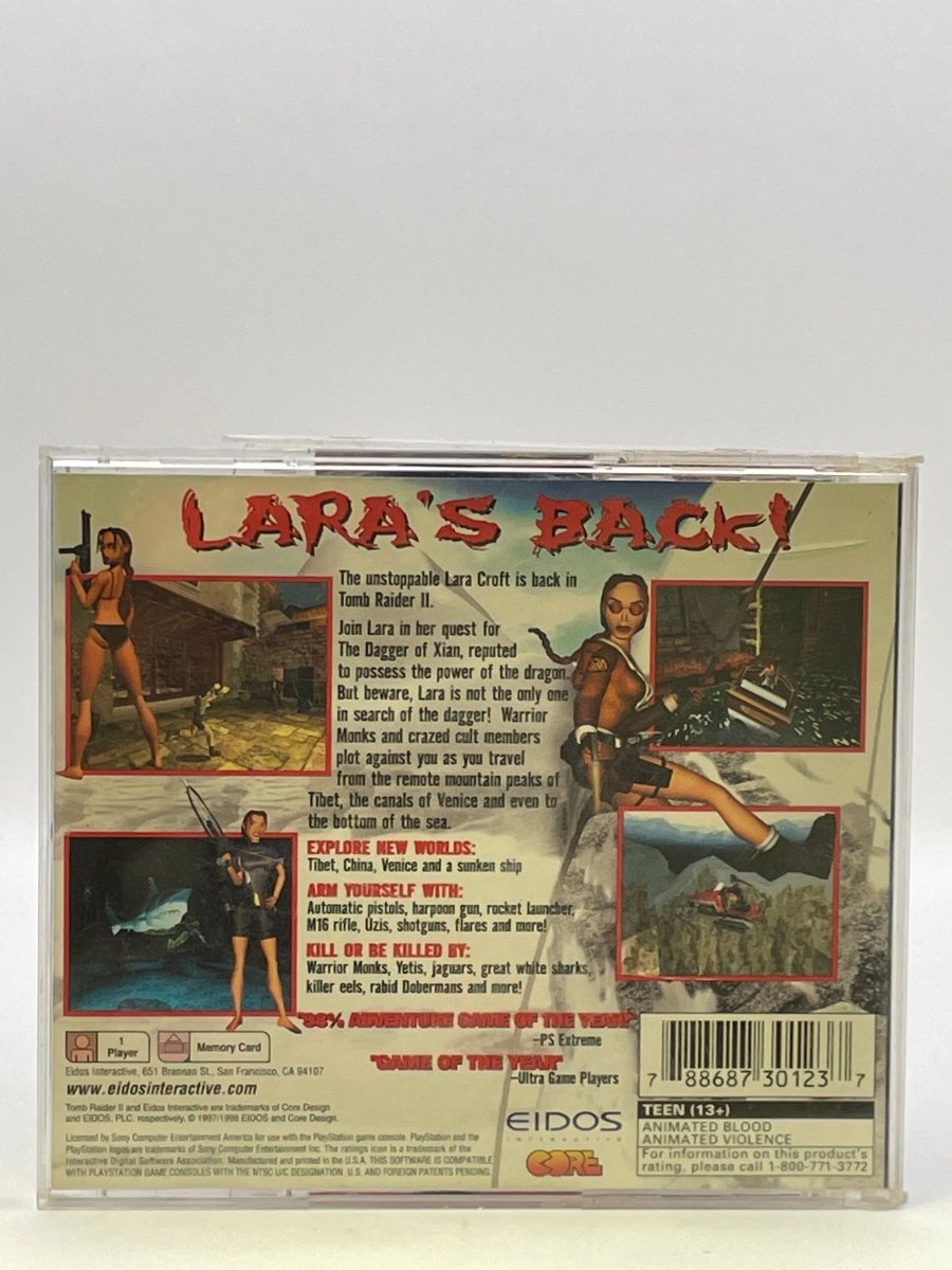 Tomb Raider II CL01 (CIB) Playstation One