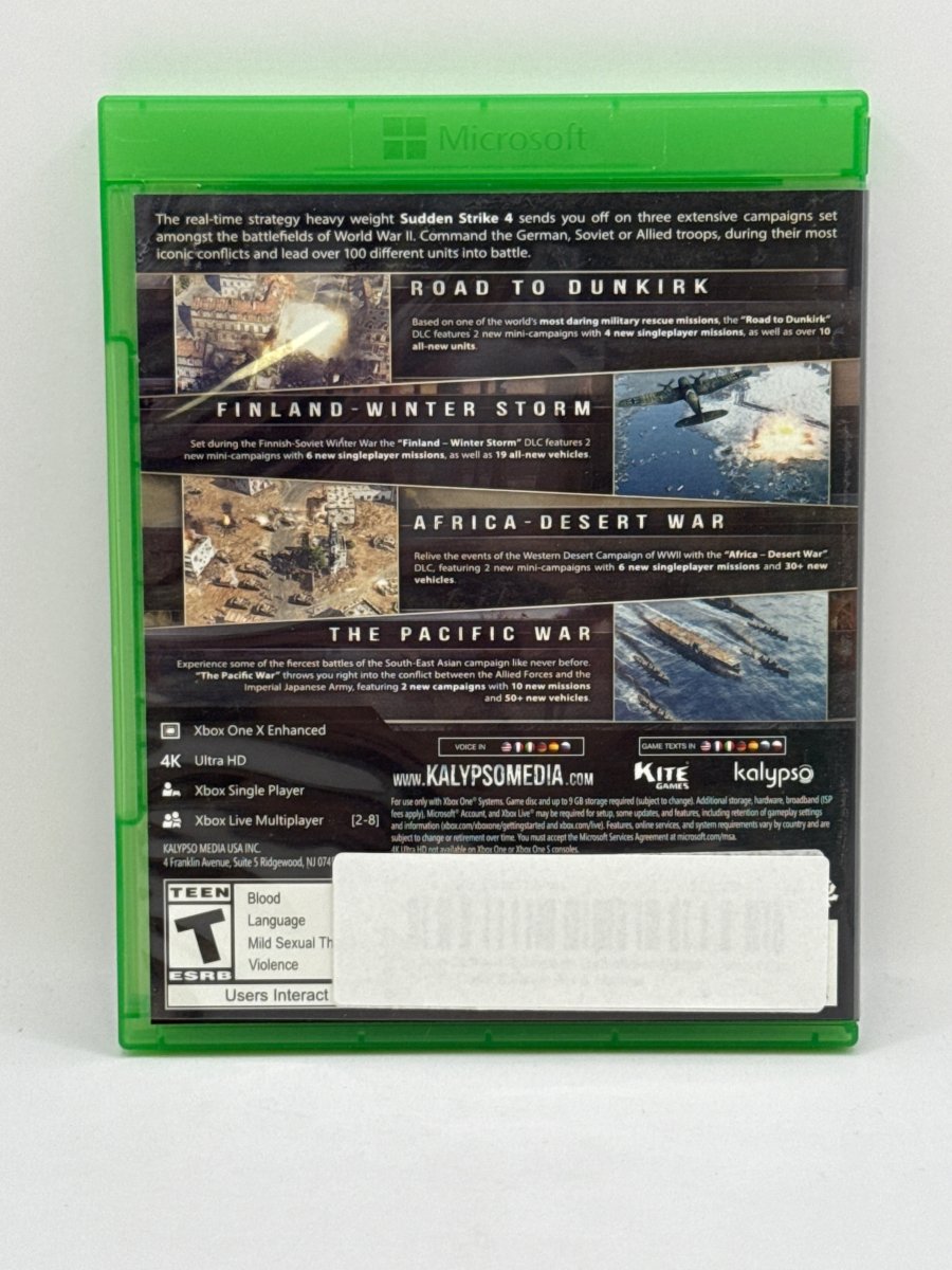 Sudden Strike 4 Complete Edition CL01 (CIB) Xbox One