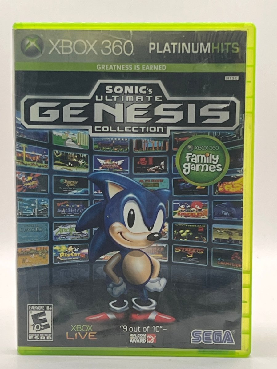 Sonic’s Ultimate Genesis Collection [Platinum Hits] CL01 (CIB) Xbox 360