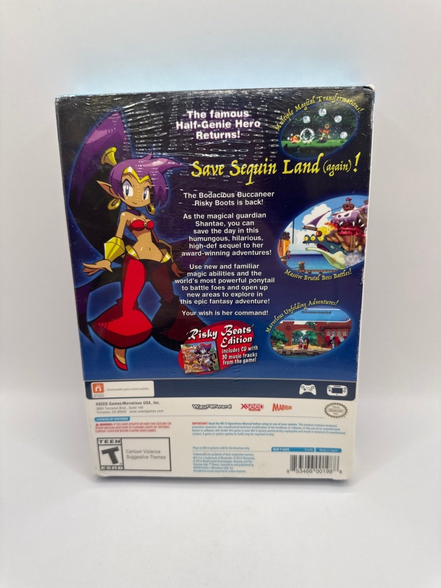 Shantae Half-Genie Hero Risky Beats Edition CL01 (New) Nintendo Wii U