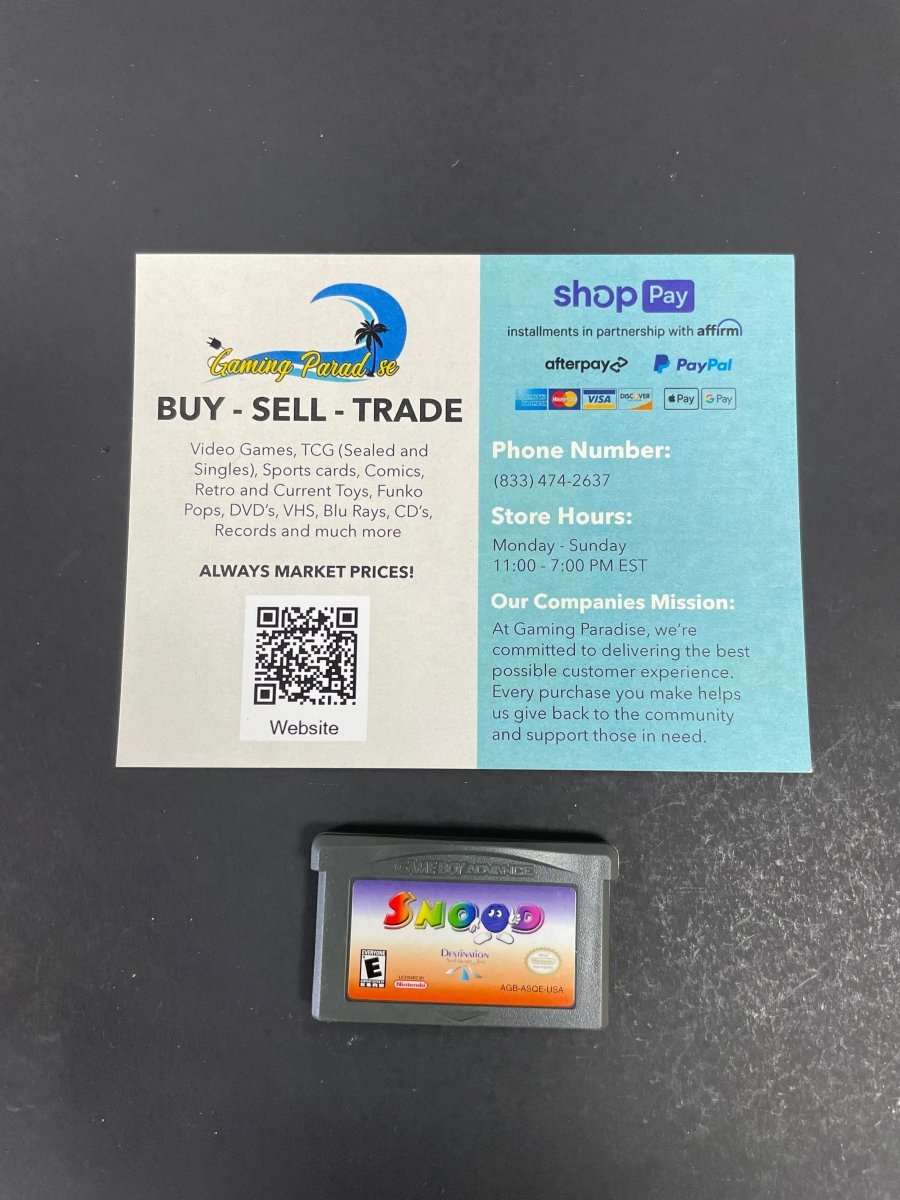 Snood Gameboy Advance CL 02
