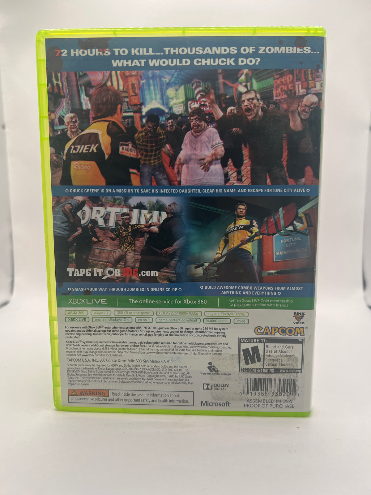 Dead Rising 2 [Platinum Hits] CL01 (Missing Manual) Xbox 360