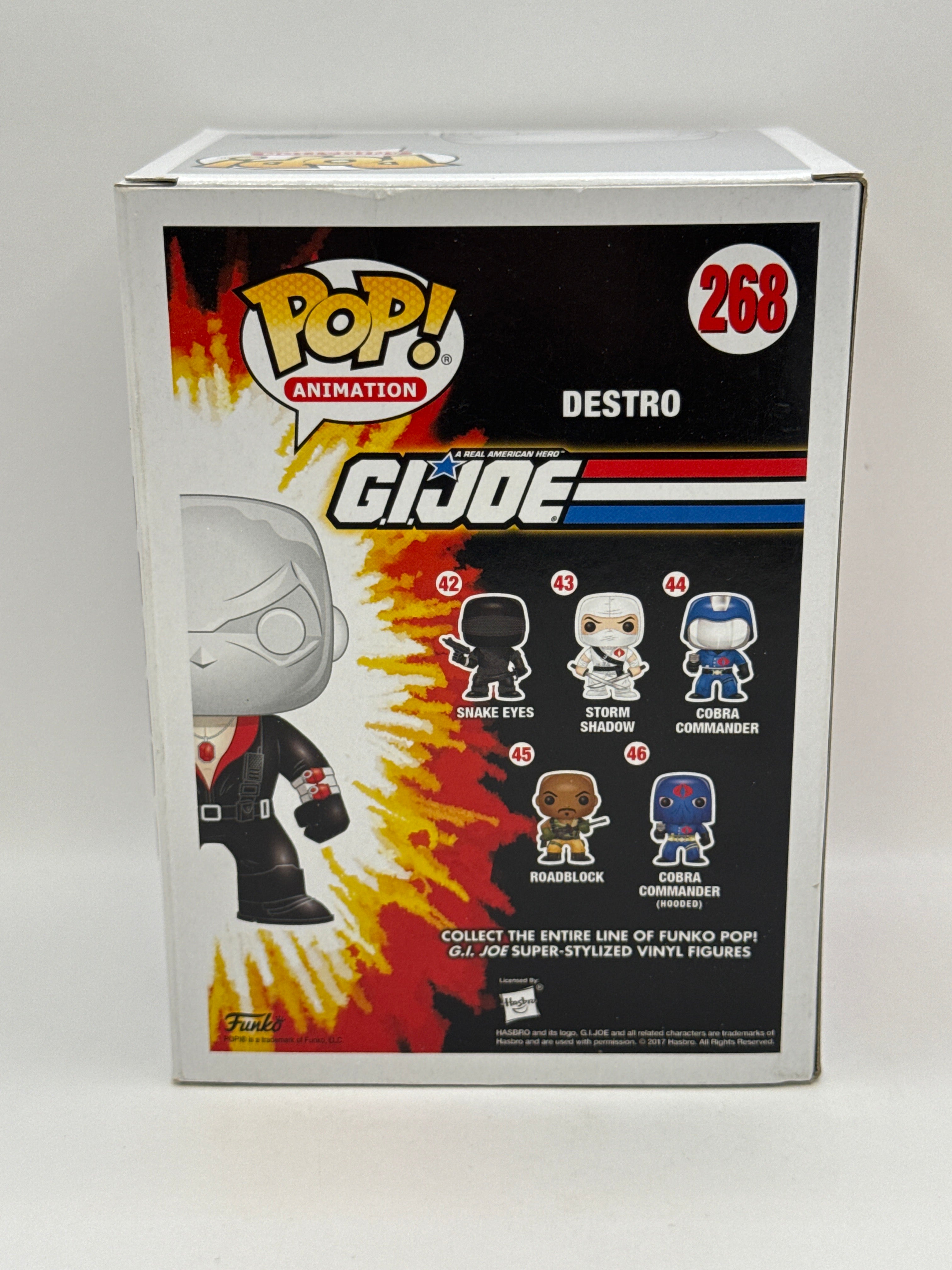 G.I. Joe: Destro - 2017 Fall Convention Exclusive  #268 Funko Pop