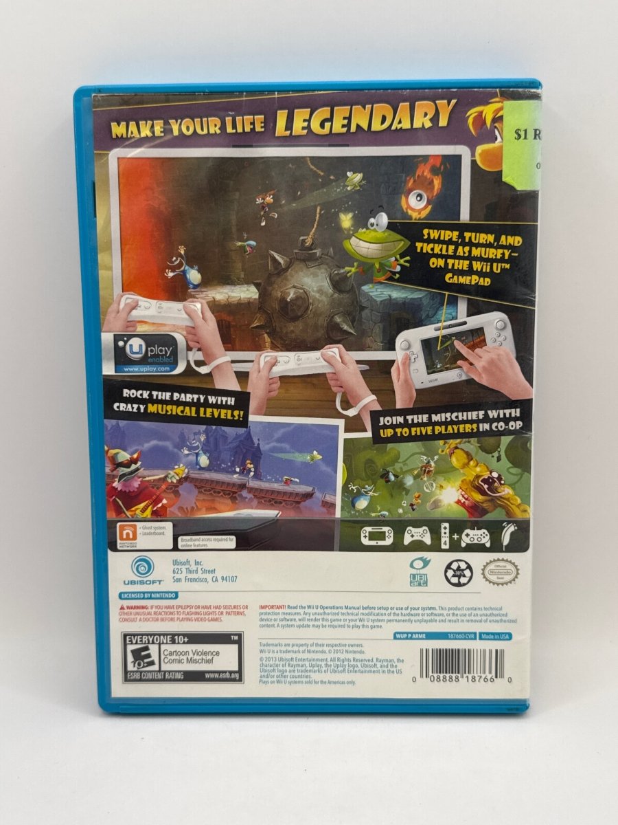 Rayman Legends CL01 (CIB) Nintendo Wii U