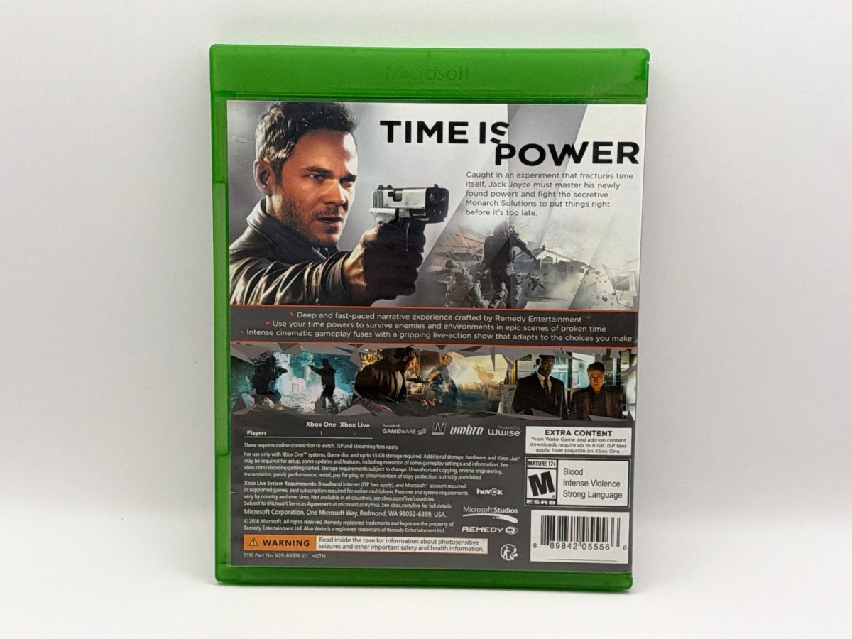Quantum Break CL01 (CIB) Xbox One