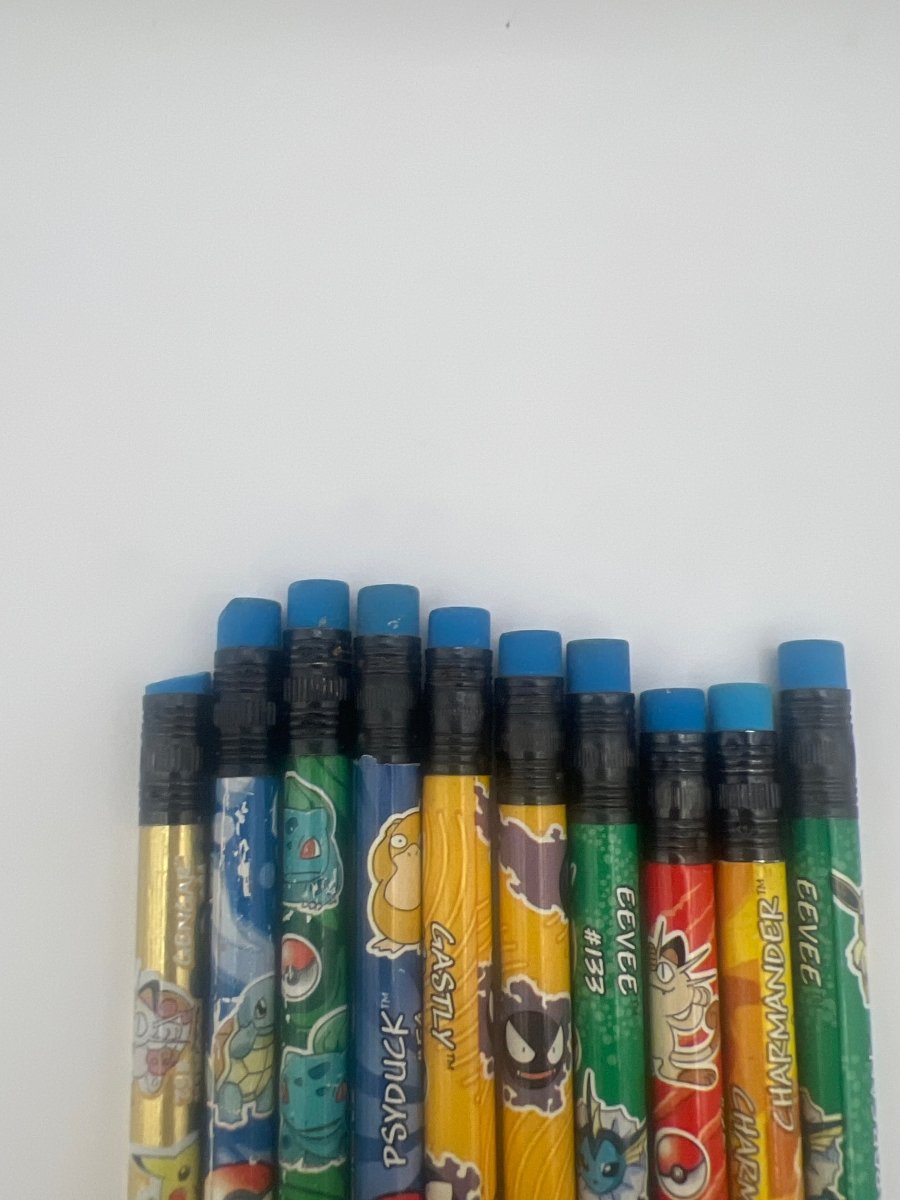 1999 Pokémon Pencils Set Vintage