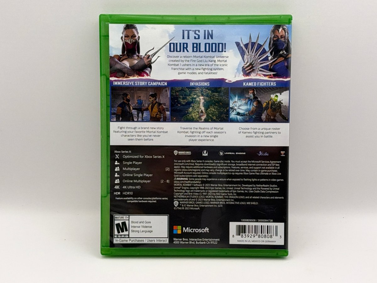 Mortal Kombat 1 CL01 (CIB) Xbox Series X