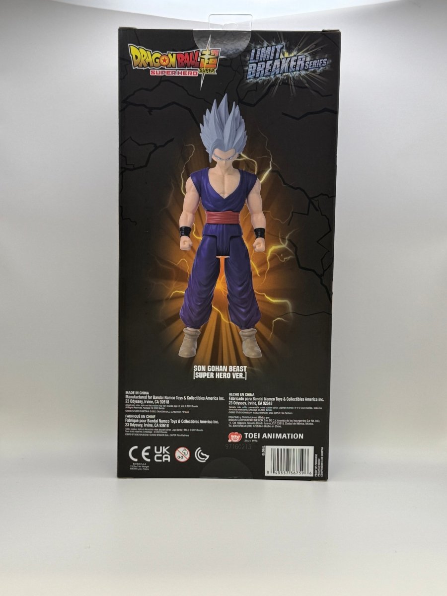 Dragon Ball Super Limit Breaker Series Son Gohan Beast Super Hero Version 2023 12” Action Figure